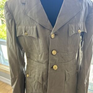 WW2 Era US Navy  Officer's Khaki Service Dress Jacket Uniform‎